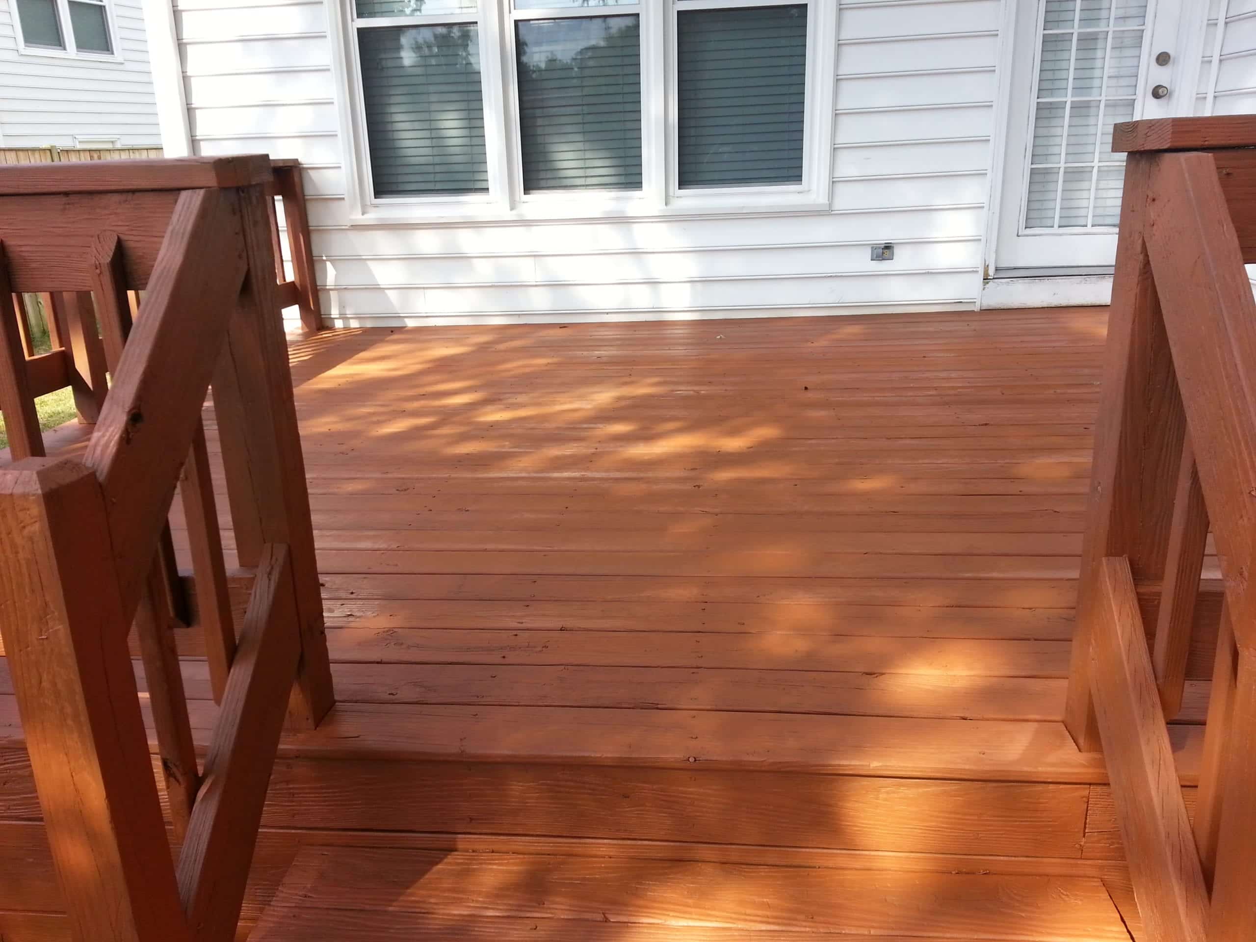 after deck staining in newport news, va