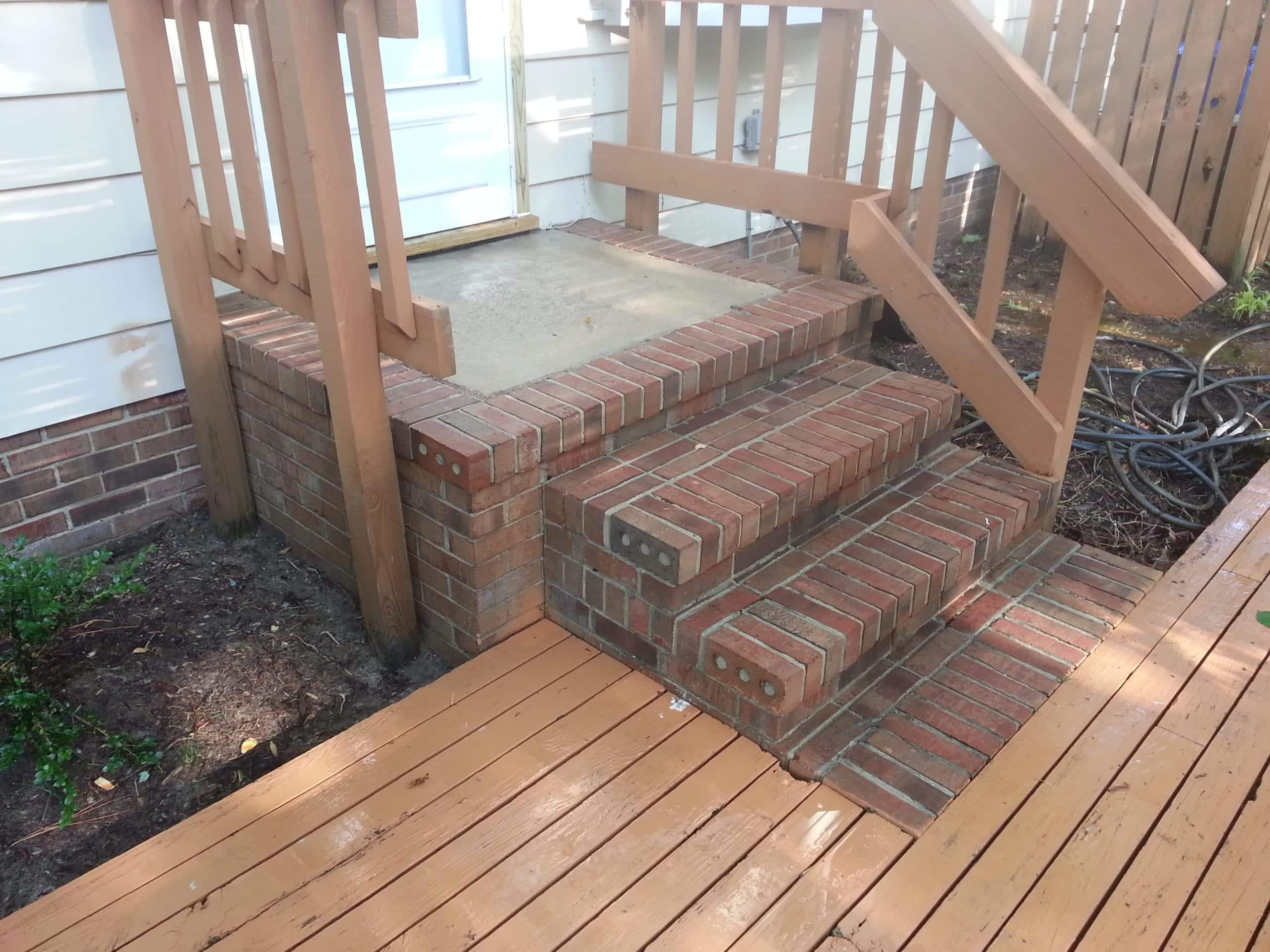 after deck cleaning in newport news, va