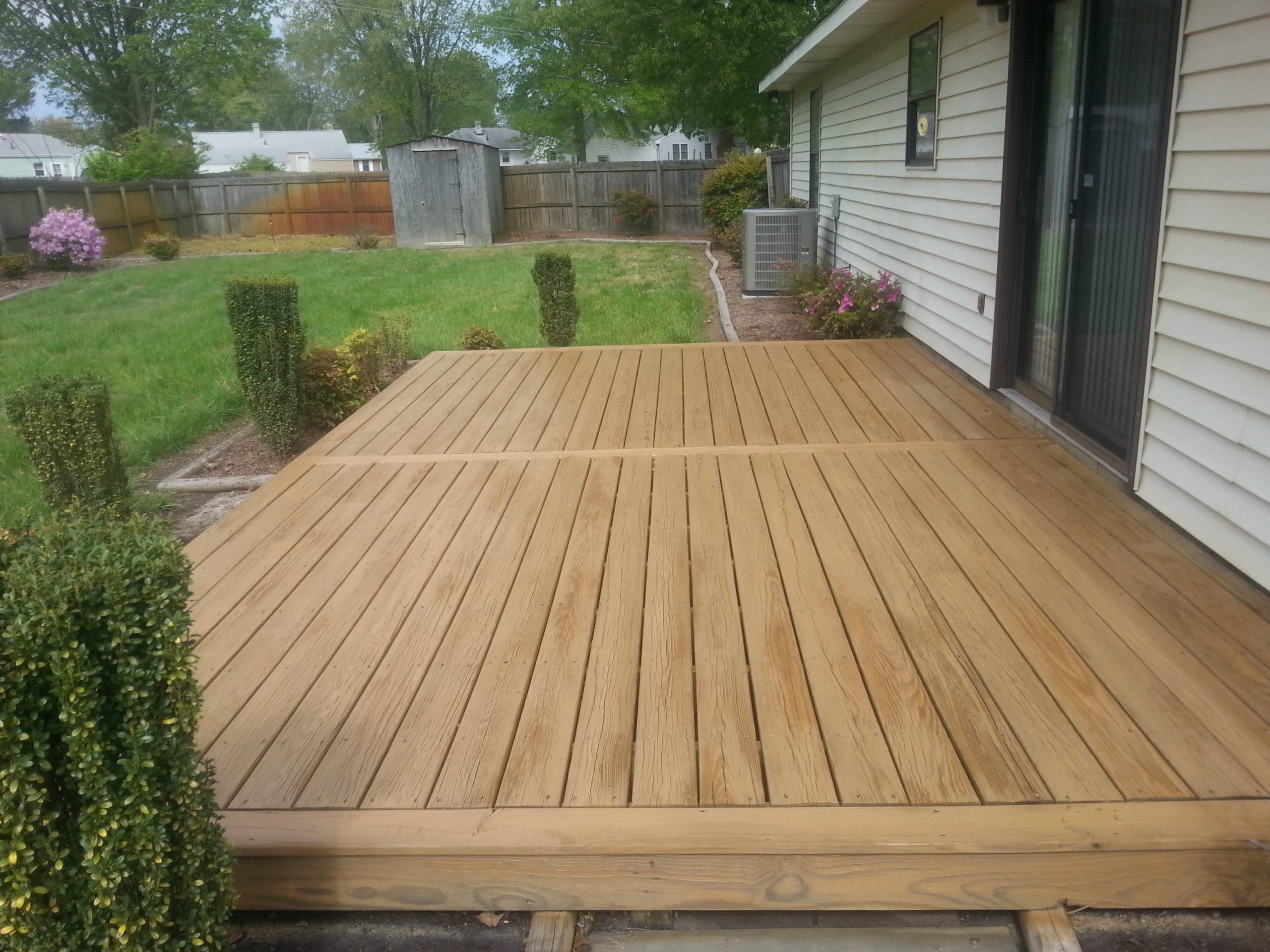 after deck staining in newport news, va