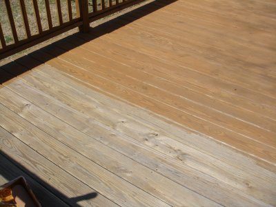 Deck cleaning difference in newport news, va
