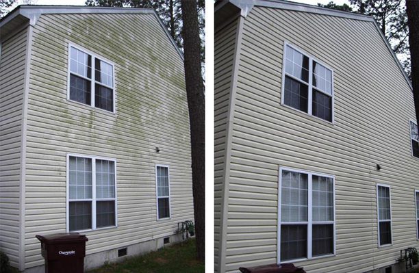 Pressure Washing in Newport News & Virginia Beach Before & After