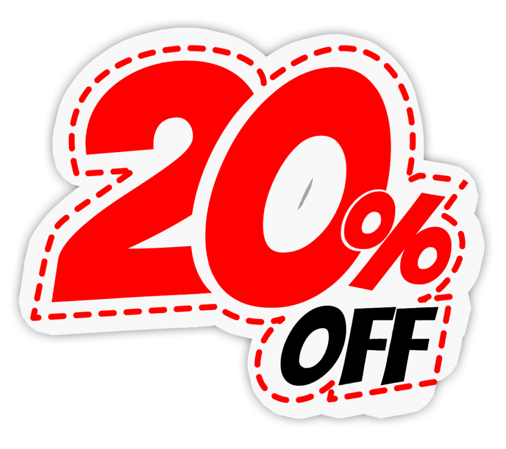 20% Off Promotion!