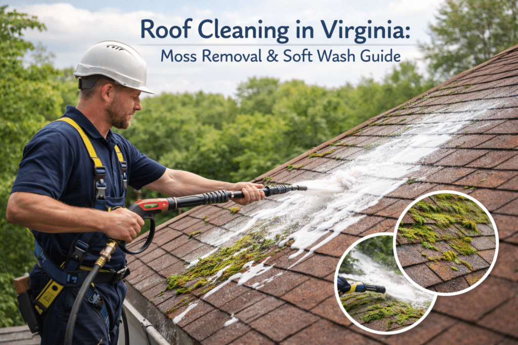 Roof Cleaning in Virginia&nbsp;| Envirowash