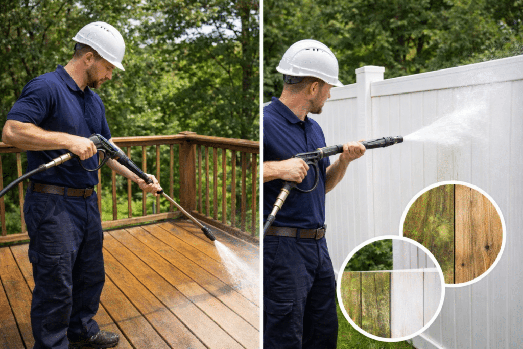 Best Deck & Fence Cleaning in Virginia: Wood & Vinyl Care&nbsp;| Envirowash