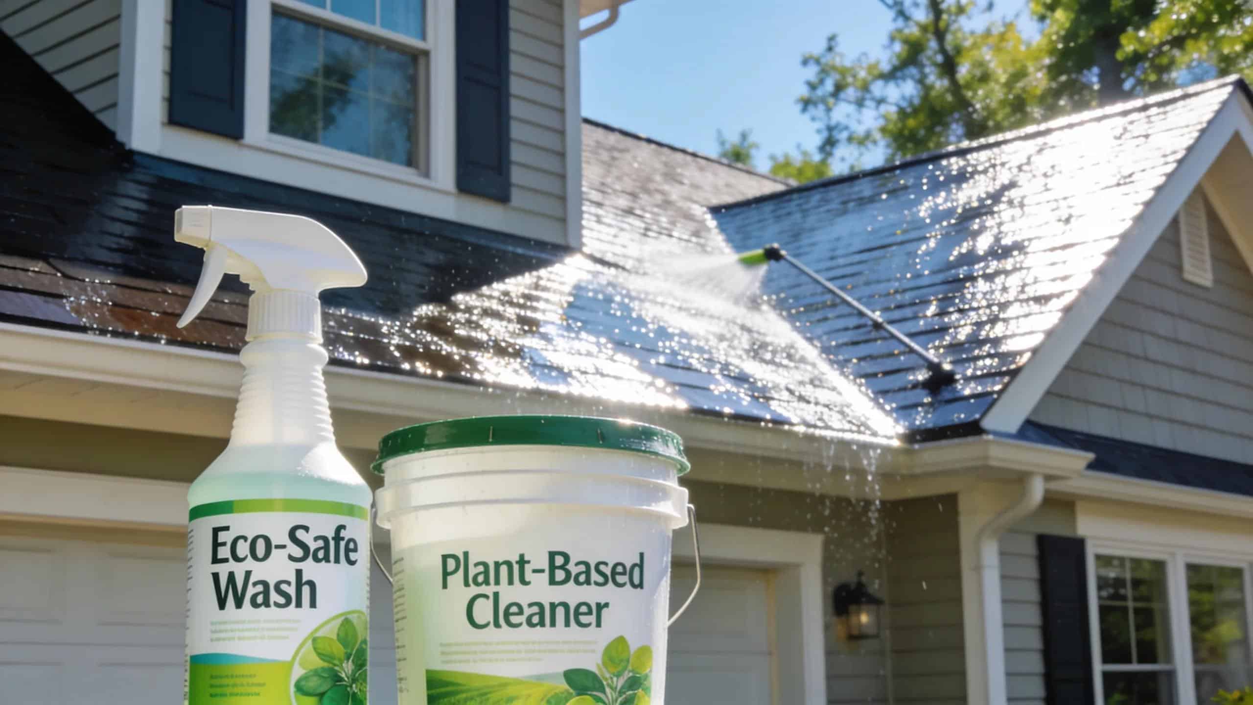 Clean and vibrant home exterior showcasing the effectiveness and benefits of soft washing | Envirowash