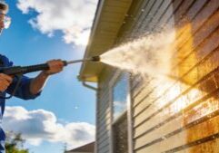 Professional pressure washing service revitalizing home exterior in Newport News | Envirowash