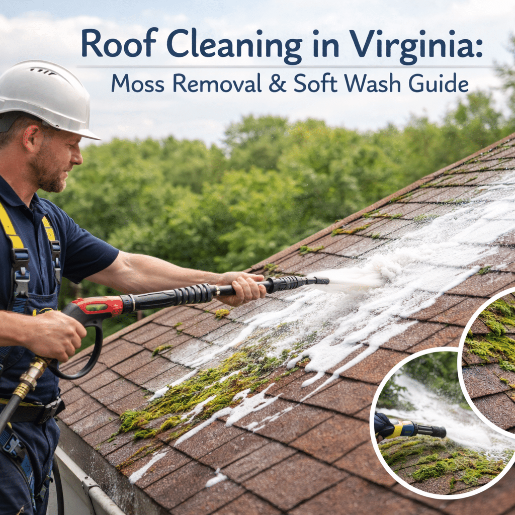 Roof Cleaning in Virginia