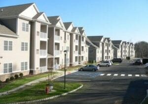 White Apartment Complex